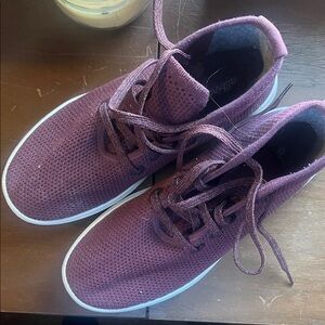 Allbirds Maroon High-Top Sneakers